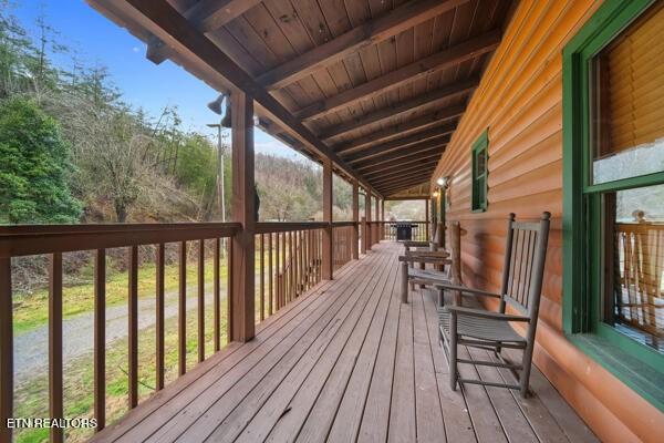 1999 E Mountain View Way, Sevierville, TN 37862 - view of wooden deck