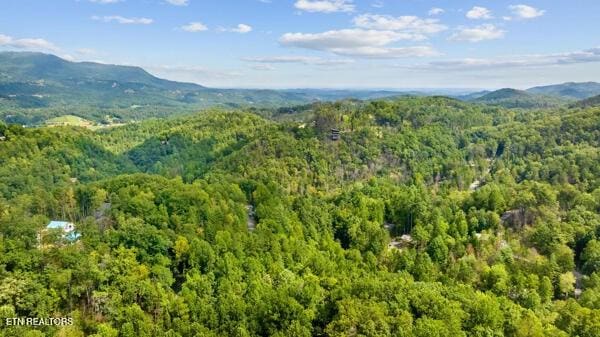 3127 Emerald Springs Loop, Sevierville, TN 37862 - view of mountain backdrop featuring a heavily wooded area