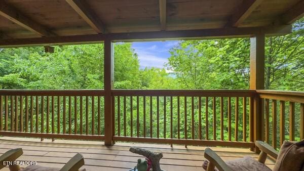 4196 Mountain Rest Way, Sevierville, TN 37876 - view of wooden deck