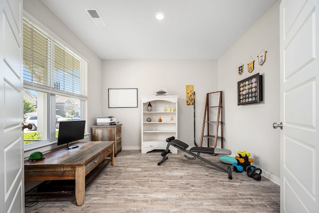 312 Whisper Wood Way, Lebanon, TN 37087 - office with wood finished floors and recessed lighting