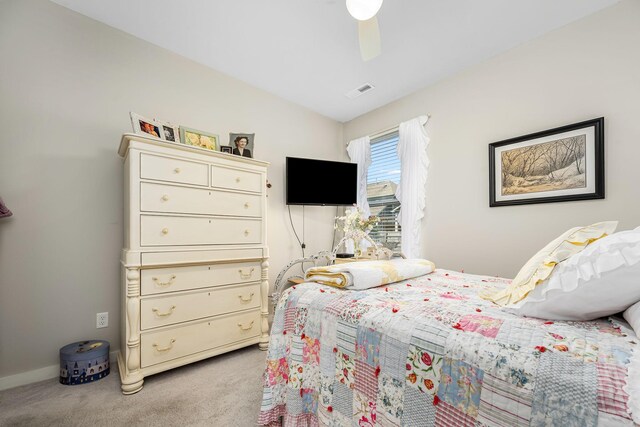 312 Whisper Wood Way, Lebanon, TN 37087 - bedroom featuring light carpet and ceiling fan