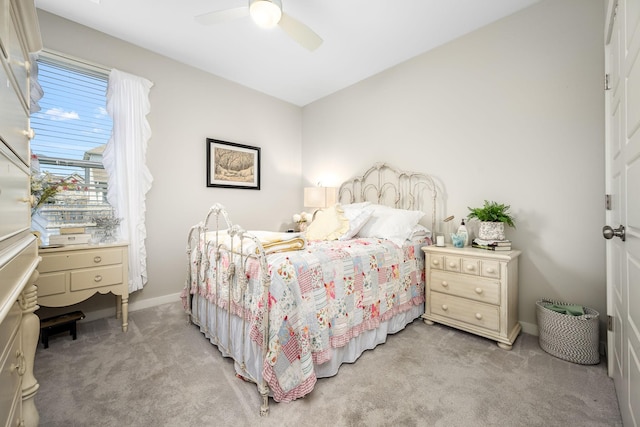312 Whisper Wood Way, Lebanon, TN 37087 - bedroom featuring light colored carpet and a ceiling fan