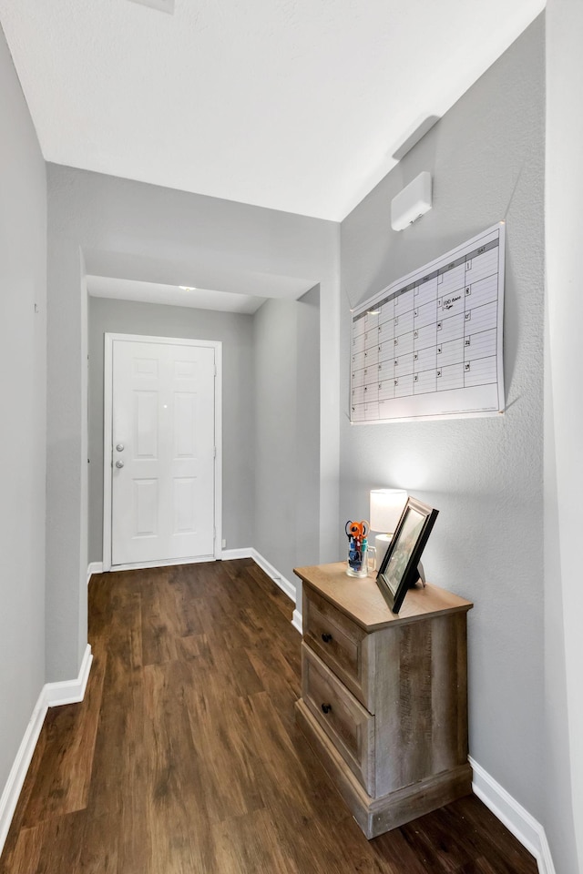 243 Shoshone Pl, Murfreesboro, TN 37128 - hallway with wood finished floors and baseboards
