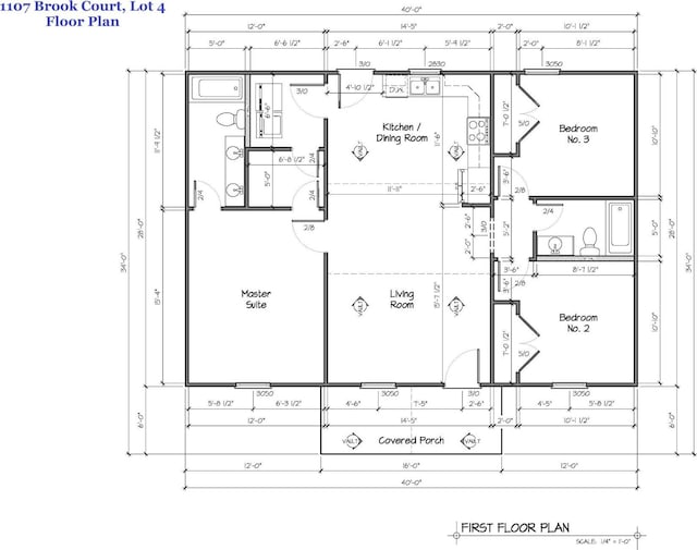 1107 Brook Ct, Franklin, KY 42134 - floor plan / room layout