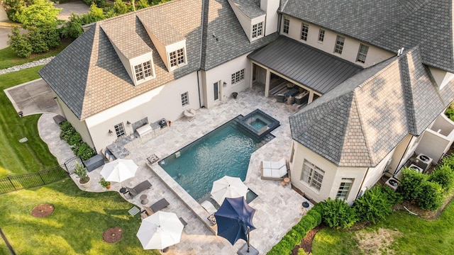 1024 Vaughn Crest Dr, Franklin, TN 37069 - view of subject property with a pool