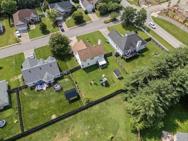 2104 Loudenslager Dr, Thompsons Station, TN 37179 - aerial overview of property's location featuring nearby suburban area