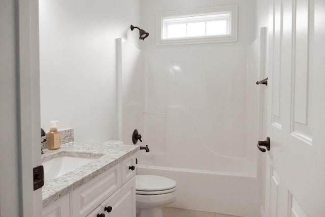 1159 Fairvue Village Ln, Gallatin, TN 37066 - full bathroom featuring toilet, shower / bathtub combination, and vanity