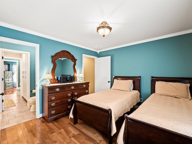 1574 Midway Rd, Sewanee, TN 37375 - bedroom featuring crown molding, baseboards, and wood finished floors