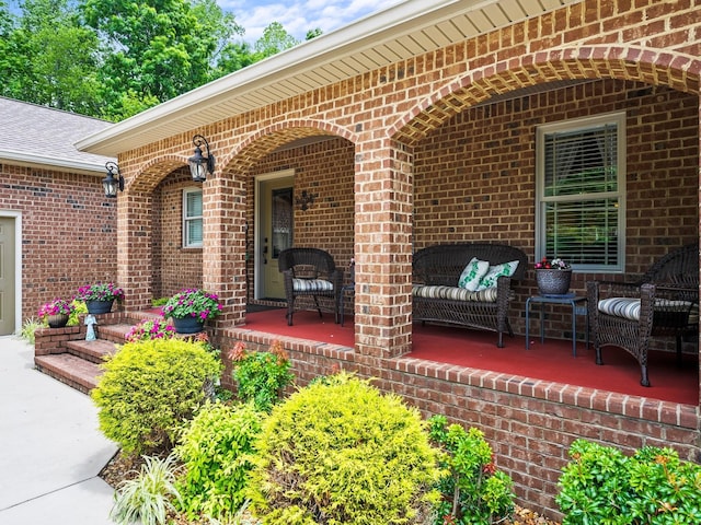 1574 Midway Rd, Sewanee, TN 37375 - entrance to property with brick siding and roof with shingles