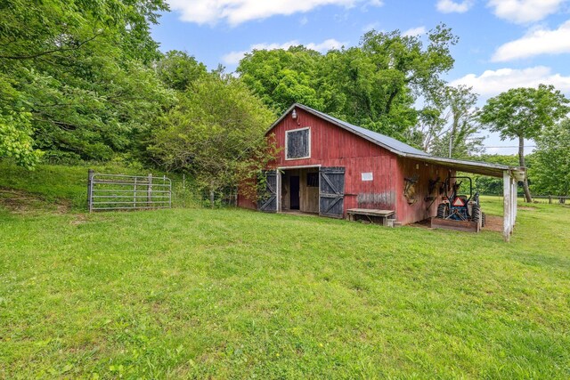 6873 Giles Hill Rd, College Grove, TN 37046 - view of barn