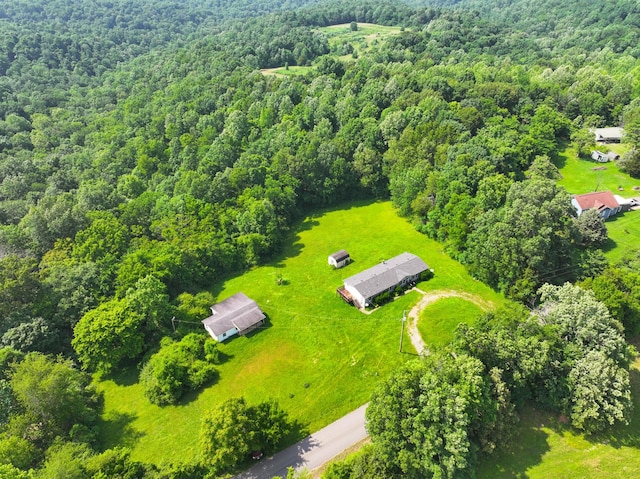 947 Buck Branch Rd, Charlotte, TN 37036 - aerial view of a heavily wooded area