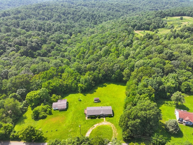 947 Buck Branch Rd, Charlotte, TN 37036 - aerial view of a heavily wooded area
