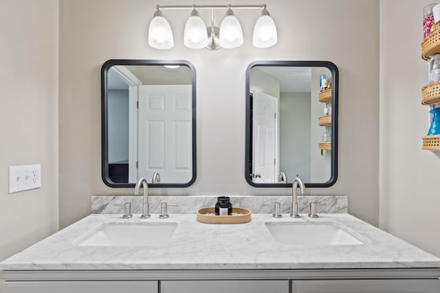 2237 Cold Springs Rd, Lafayette, TN 37083 - bathroom featuring double vanity