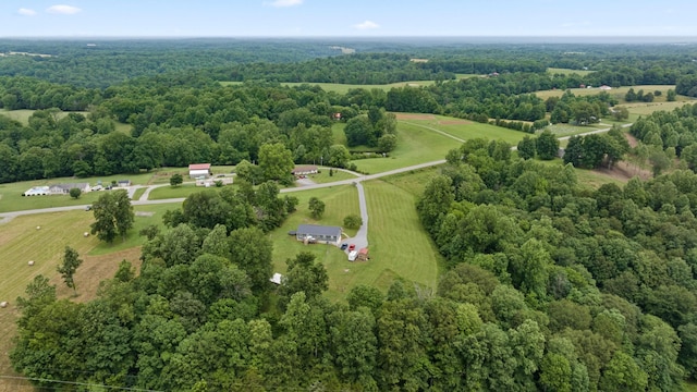 2237 Cold Springs Rd, Lafayette, TN 37083 - overview of rural landscape with a heavily wooded area