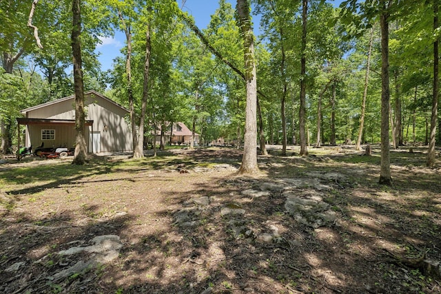 1150 Deer Run Rd, Murfreesboro, TN 37128 - view of yard with a pole building and an outbuilding