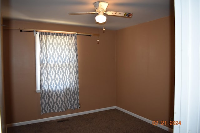 5061 Mclendon Dr, Antioch, TN 37013 - carpeted empty room with ceiling fan and baseboards