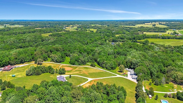 152 Camaro Dr, Chapmansboro, TN 37035 - drone / aerial view of a heavily wooded area