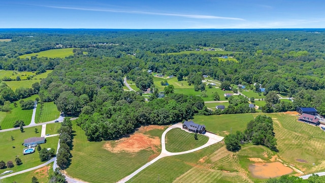 152 Camaro Dr, Chapmansboro, TN 37035 - aerial view of property's location with a forest