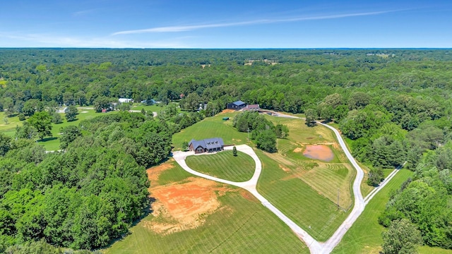 152 Camaro Dr, Chapmansboro, TN 37035 - drone / aerial view of a heavily wooded area