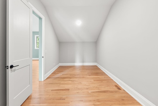 2915 Compton Rd, Nashville, TN 37215 - additional living space with vaulted ceiling, light wood-type flooring, and baseboards