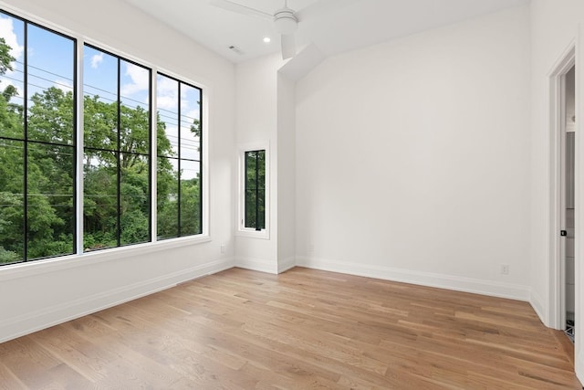 2915 Compton Rd, Nashville, TN 37215 - spare room featuring baseboards, light wood finished floors, recessed lighting, and ceiling fan