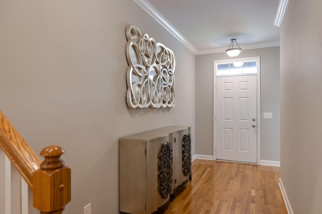 2001 Katach Ct, Spring Hill, TN 37174 - foyer entrance featuring light wood finished floors and ornamental molding