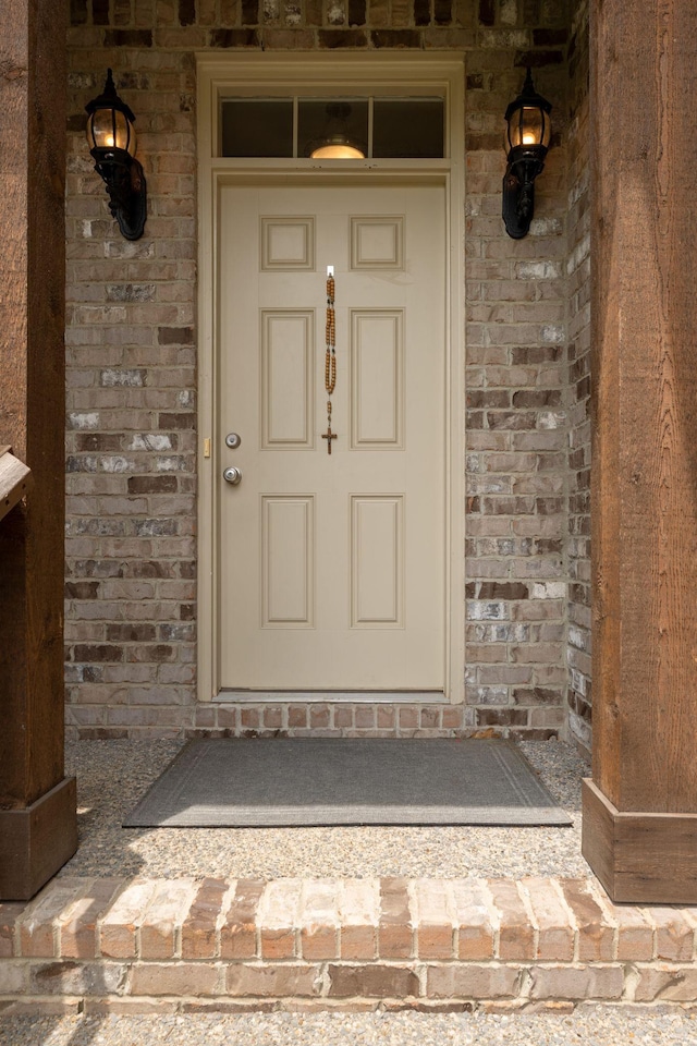 2001 Katach Ct, Spring Hill, TN 37174 - property entrance featuring brick siding and covered porch