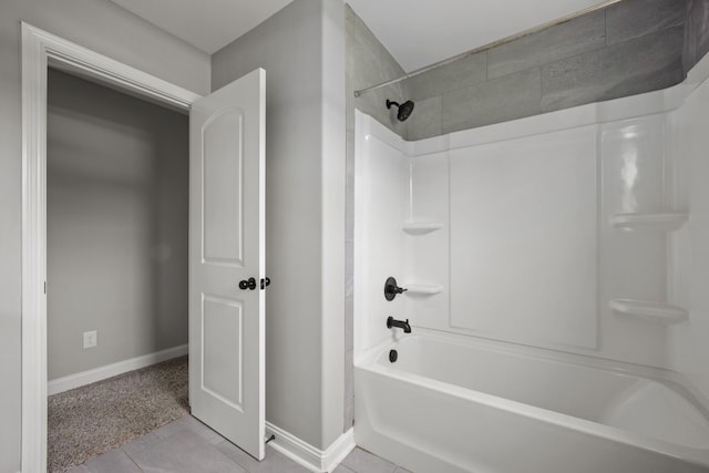 276 Indian Creek Rd, Cumberland Furnace, TN 37051 - full bath with shower / tub combination, baseboards, and tile patterned floors