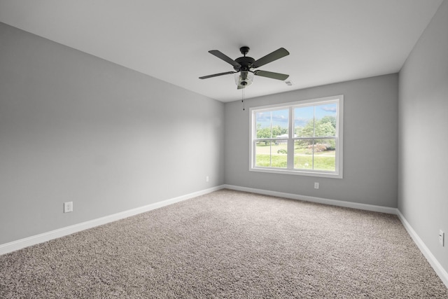 276 Indian Creek Rd, Cumberland Furnace, TN 37051 - empty room with carpet flooring, baseboards, and ceiling fan