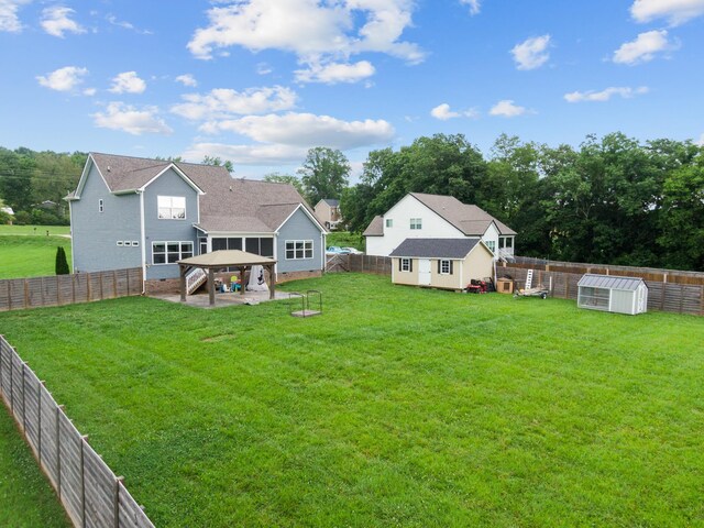 276 Indian Creek Rd, Cumberland Furnace, TN 37051 - rear view of house featuring a gazebo