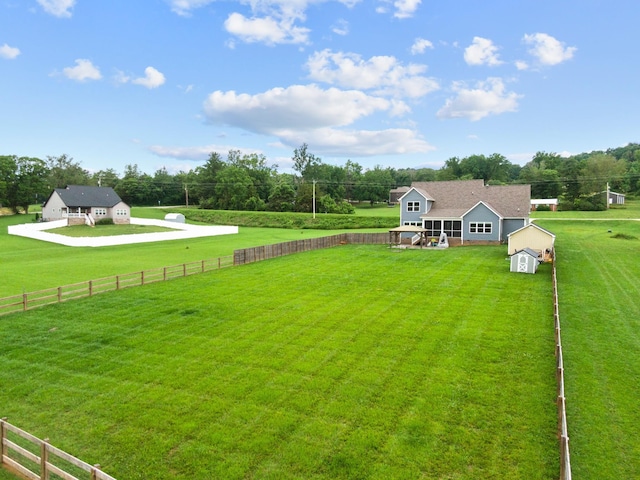 276 Indian Creek Rd, Cumberland Furnace, TN 37051 - view of yard with a view of rural / pastoral area and view of wooded area