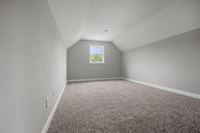 276 Indian Creek Rd, Cumberland Furnace, TN 37051 - additional living space with carpet flooring, vaulted ceiling, and baseboards
