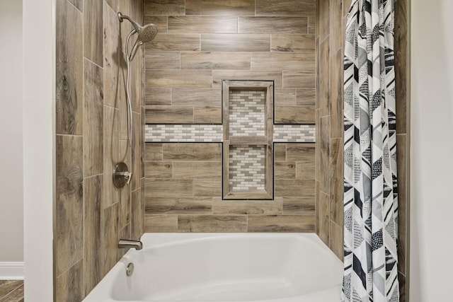 2762 Hunters Point Pike, Lebanon, TN 37087 - bathroom featuring shower / bath combination with curtain