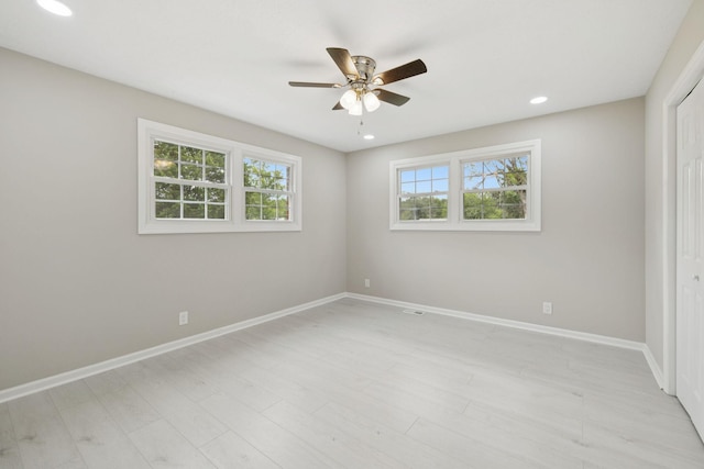 2762 Hunters Point Pike, Lebanon, TN 37087 - unfurnished bedroom with recessed lighting, ceiling fan, and a closet