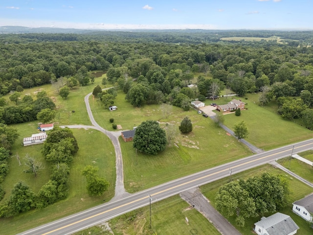 2762 Hunters Point Pike, Lebanon, TN 37087 - aerial view of property's location with a heavily wooded area