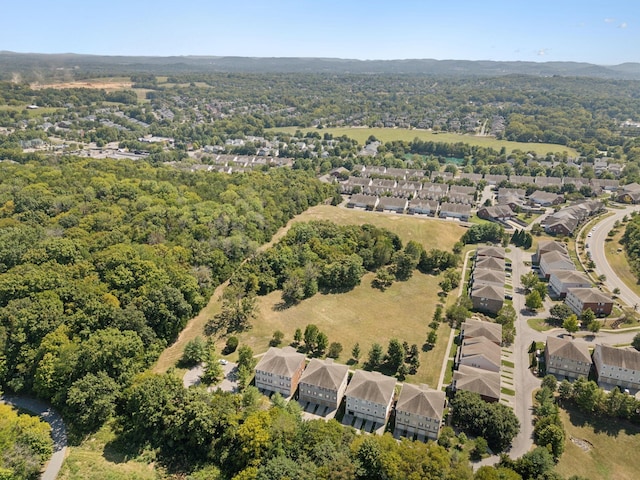 1033 Park Run Dr, Franklin, TN 37067 - aerial view of property and surrounding area with nearby suburban area