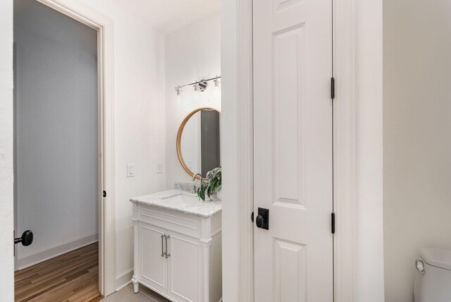 322 Starling Ln, Franklin, TN 37064 - bathroom featuring vanity and wood finished floors