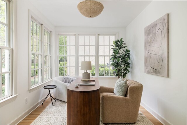 322 Starling Ln, Franklin, TN 37064 - living area featuring healthy amount of natural light and wood finished floors