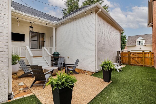 322 Starling Ln, Franklin, TN 37064 - view of patio with a gate