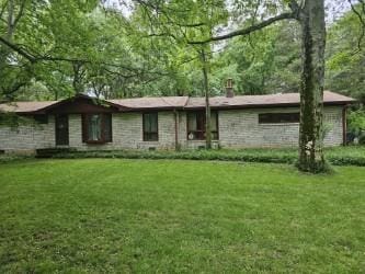 627 Georgetown Dr, Nashville, TN 37205 - rear view of property with a yard