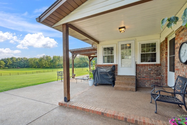 5013 Baker Rd, Murfreesboro, TN 37129 - view of patio featuring entry steps and area for grilling
