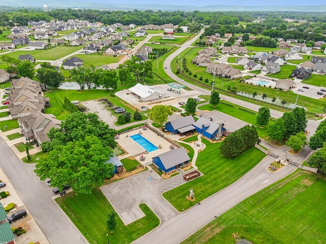 146 Island Way, Winchester, TN 37398 - aerial view of residential area with a pool area