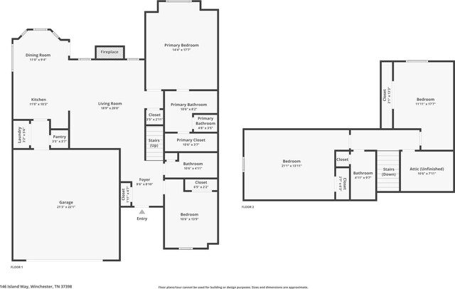 146 Island Way, Winchester, TN 37398 - view of room layout