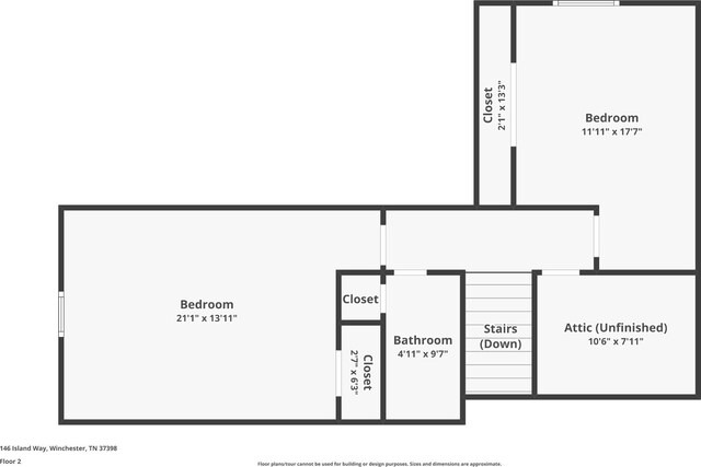 146 Island Way, Winchester, TN 37398 - view of home floor plan