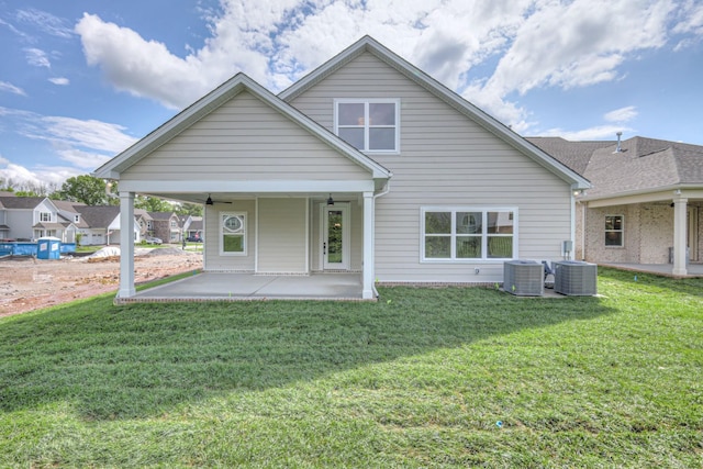 4025 Singing Creek Dr, Franklin, TN 37064 - back of property featuring a patio and a lawn