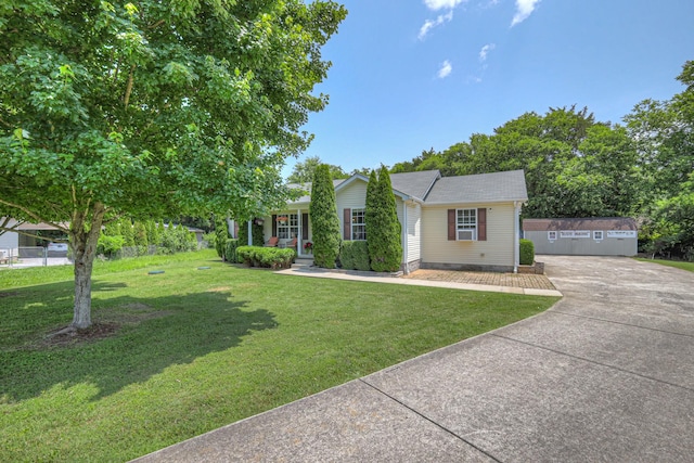 168 N Wagon Trl, Murfreesboro, TN 37128 - single story home with a front lawn, crawl space, and driveway