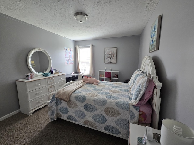 1736 Bellamy Ln, Murfreesboro, TN 37128 - carpeted bedroom with a textured ceiling
