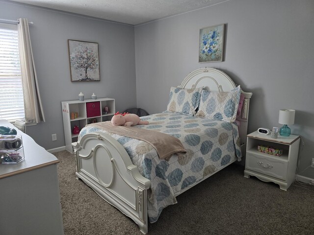 1736 Bellamy Ln, Murfreesboro, TN 37128 - carpeted bedroom featuring baseboards and a textured ceiling