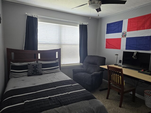 1736 Bellamy Ln, Murfreesboro, TN 37128 - carpeted bedroom featuring a ceiling fan