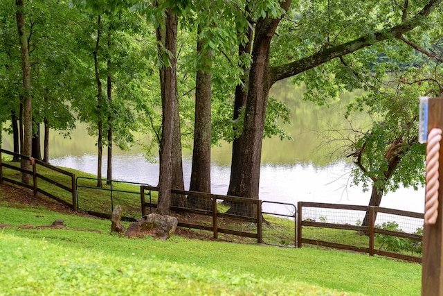 554 Hickman Shores Rd, Dover, TN 37058 - view of yard featuring a water view
